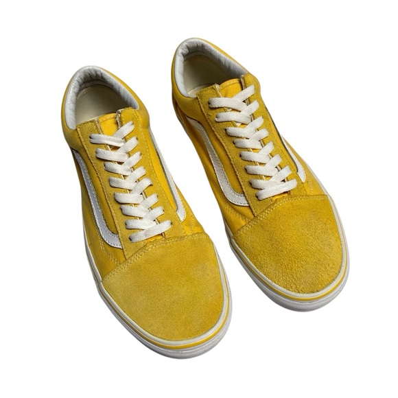 Vans Other - Vans Old Skool Yellow Skateboard Sneakers Men’s Size 10
